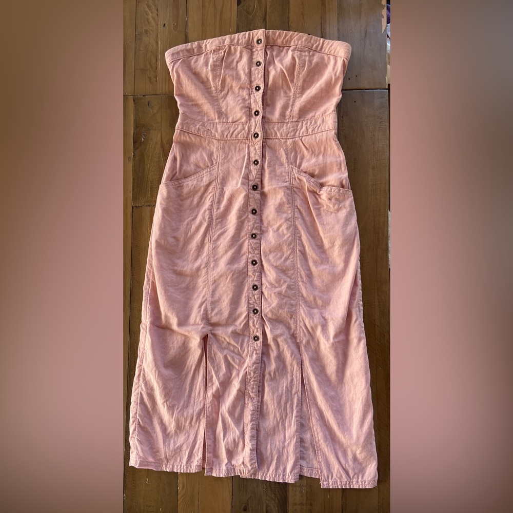 BDG strapless knee length dress